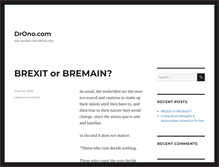 Tablet Screenshot of drono.com